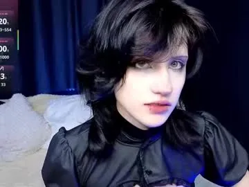 dark_vamp_ — GOAL: Touch myself  for pleasure [446 tokens remaining]  pvts open  #skinny #teen #cosplay #goth #emo